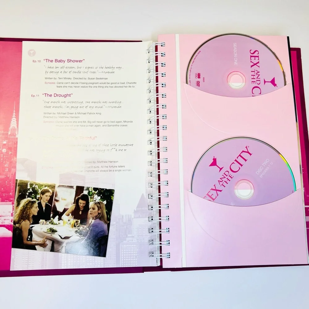 Sex and the City 2005 DVD The Complete Series - Bright Pink Box Set